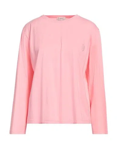 Forte Forte Forte_forte Woman T-shirt Pink Size 2 Cotton