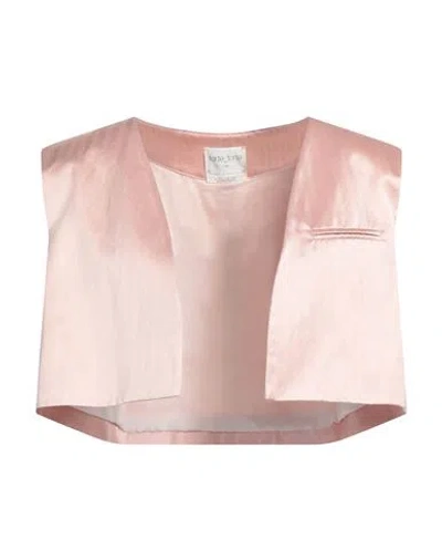 Forte Forte Forte_forte Woman Tailored Vest Pink Size 3 Viscose, Cotton