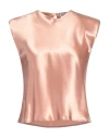 Forte Forte Forte_forte Woman Top Antique Rose Size 3 Acetate, Viscose In Neutral