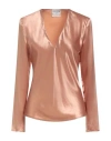 Forte Forte Forte_forte Woman Top Apricot Size 1 Acetate, Viscose In Multi