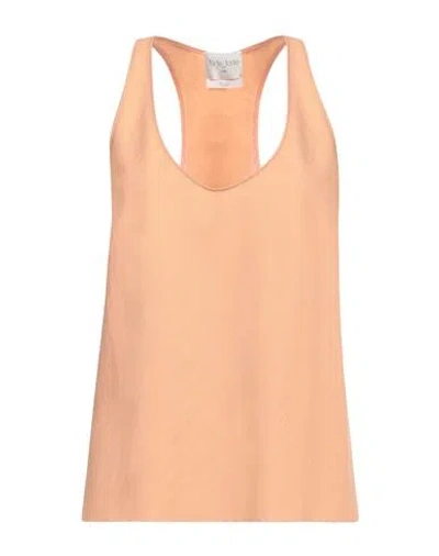 Forte Forte Forte_forte Woman Top Apricot Size 1 Viscose, Cotton, Polyamide In Multi