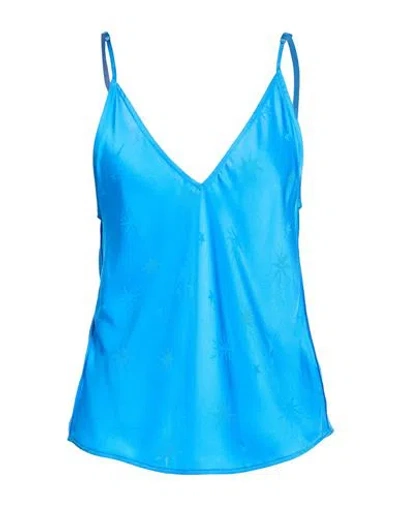 Forte Forte Forte_forte Woman Top Azure Size 3 Viscose In Blue