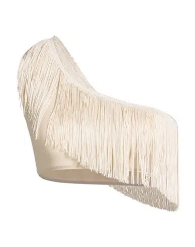 Forte Forte Forte_forte Woman Top Beige Size 3 Polyamide, Elastane In Neutral