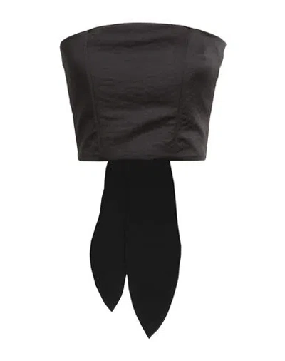 Forte Forte Forte_forte Woman Top Black Size 2 Polyester