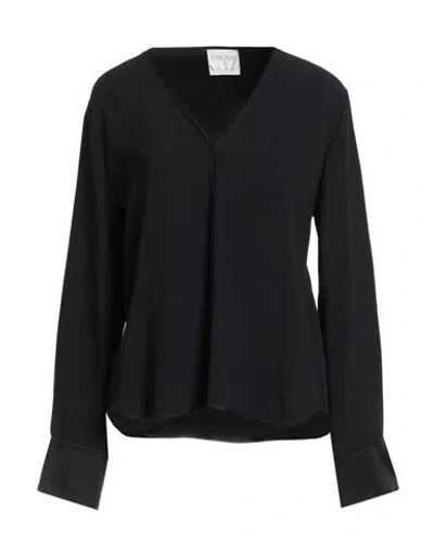 Forte Forte Forte_forte Woman Top Black Size 3 Acetate, Viscose In Multi