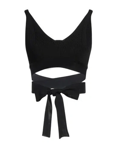 Forte Forte Forte_forte Woman Top Black Size 3 Viscose, Polyamide, Elastane