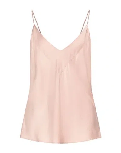 Forte Forte Forte_forte Woman Top Blush Size 4 Silk, Elastane In Pink