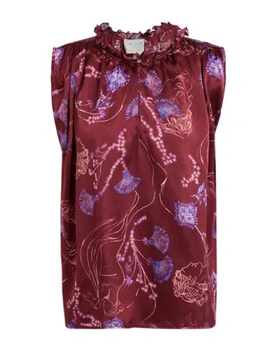Forte Forte Forte_forte Woman Top Brick Size 2 Silk In Red