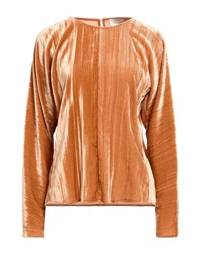 Forte Forte Forte_forte Woman Top Camel Size 1 Viscose, Polyamide In Brown