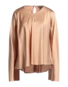 Forte Forte Forte_forte Woman Top Camel Size 3 Silk, Elastane In Brown