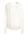 Forte Forte Forte_forte Woman Top Cream Size 3 Silk, Elastane In White