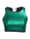Forte Forte Forte_forte Woman Top Emerald Green Size 2 Polyester, Elastane In Green