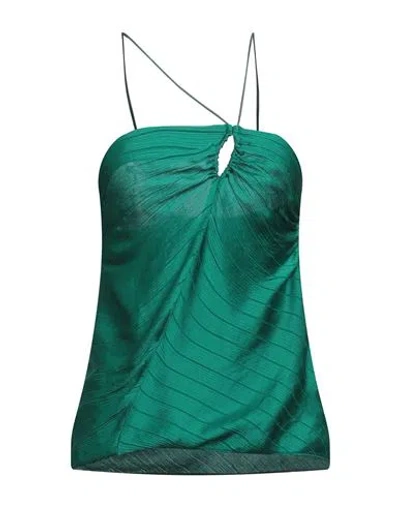 Forte Forte Forte_forte Woman Top Emerald Green Size 3 Viscose, Silk