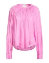 Forte Forte Forte_forte Woman Top Fuchsia Size 1 Cotton, Silk In Pink