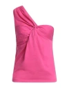Forte Forte Forte_forte Woman Top Fuchsia Size 2 Cotton In Pink