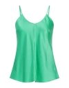 Forte Forte Forte_forte Woman Top Green Size 3 Silk, Elastane