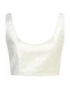 Forte Forte Forte_forte Woman Top Ivory Size 2 Cotton, Viscose, Elastane In White