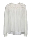Forte Forte Forte_forte Woman Top Ivory Size 4 Cotton, Silk, Viscose In Multi