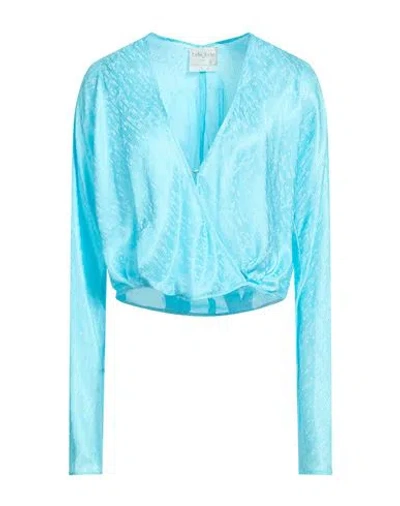 Forte Forte Forte_forte Woman Top Light Blue Size 2 Viscose, Silk