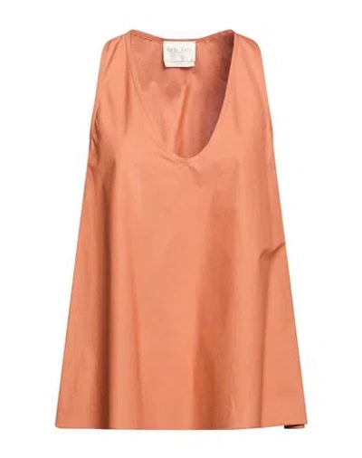 Forte Forte Forte_forte Woman Top Light Brown Size 3 Cotton