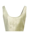 Forte Forte Forte_forte Woman Top Light Green Size 3 Cotton, Viscose, Elastane