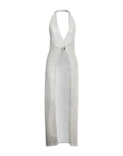 Forte Forte Forte_forte Woman Top Light Grey Size 2 Linen, Polyester, Metallic Fiber In Gray