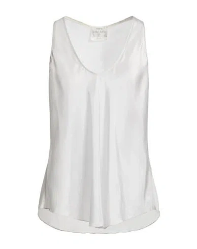 Forte Forte Forte_forte Woman Top Light Grey Size 4 Silk In Gray
