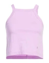 Forte Forte Forte_forte Woman Top Lilac Size 1 Cotton In Purple