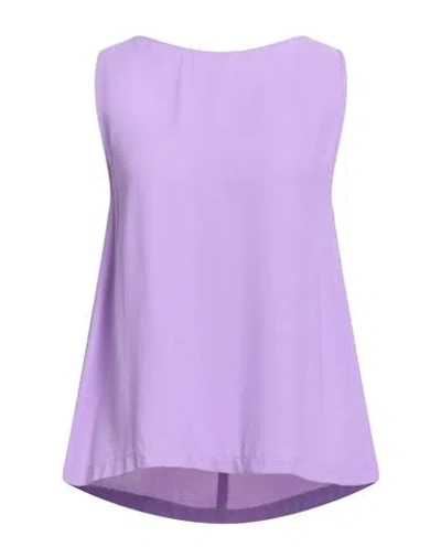 Forte Forte Forte_forte Woman Top Lilac Size 2 Viscose In Purple