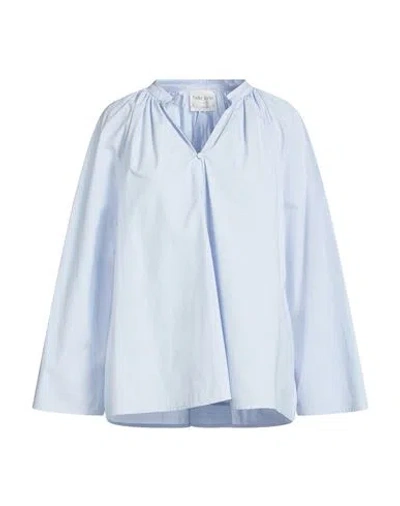 Forte Forte Forte_forte Woman Top Lilac Size 4 Cotton In Blue