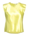 Forte Forte Forte_forte Woman Top Lime Green Size 0 Acetate, Viscose In Green