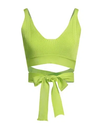 Forte Forte Forte_forte Woman Top Lime Green Size 2 Viscose, Polyamide, Elastane