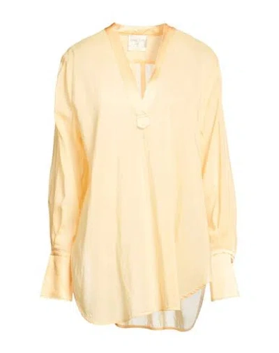 Forte Forte Forte_forte Woman Top Marigold Size 1 Cotton, Silk In Yellow
