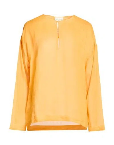 Forte Forte Forte_forte Woman Top Marigold Size 3 Ramie In Orange