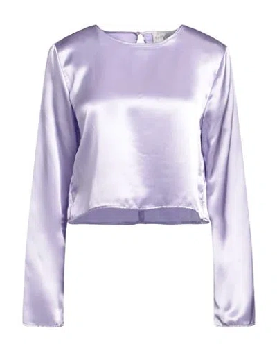 Forte Forte Forte_forte Woman Top Mauve Size 2 Viscose In Purple