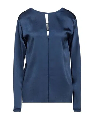Forte Forte Forte_forte Woman Top Midnight Blue Size 1 Acetate, Viscose