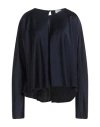 Forte Forte Forte_forte Woman Top Midnight Blue Size 2 Silk, Elastane In Black