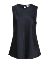 Forte Forte Forte_forte Woman Top Midnight Blue Size 3 Acetate, Viscose