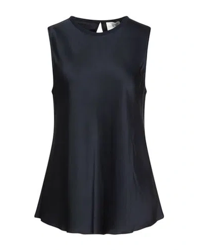 Forte Forte Forte_forte Woman Top Midnight Blue Size 3 Acetate, Viscose