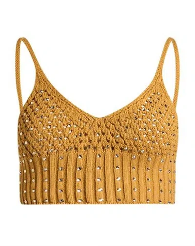 Forte Forte Forte_forte Woman Top Mustard Size 3 Cotton In Yellow