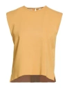 Forte Forte Forte_forte Woman Top Mustard Size 3 Viscose, Elastane In Yellow