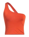 Forte Forte Forte_forte Woman Top Orange Size 1 Polyamide, Elastane