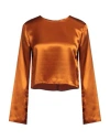 Forte Forte Forte_forte Woman Top Orange Size 4 Viscose