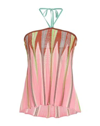 Forte Forte Forte_forte Woman Top Pink Size 1 Viscose, Cotton, Acrylic, Polyester, Metallic Polyester In Multi