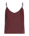 Forte Forte Forte_forte Woman Top Plum Size 3 Silk In Burgundy