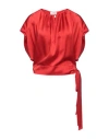 Forte Forte Forte_forte Woman Top Red Size 1 Silk In Red