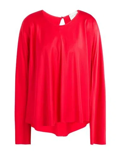 Forte Forte Forte_forte Woman Top Red Size 3 Silk, Elastane
