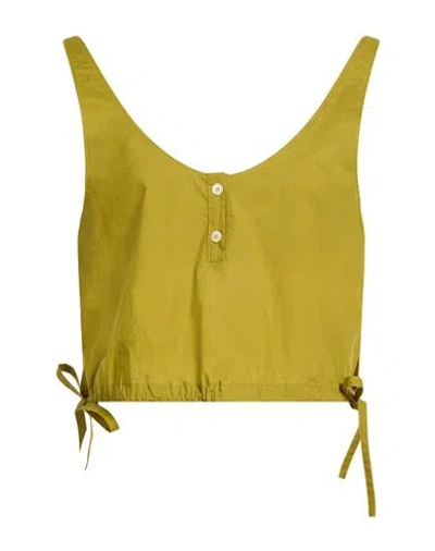 Forte Forte Forte_forte Woman Top Sage Green Size 1 Cotton