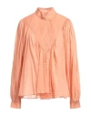 Forte Forte Forte_forte Woman Top Salmon Pink Size 2 Cotton, Silk