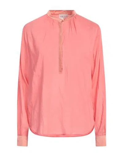 Forte Forte Forte_forte Woman Top Salmon Pink Size 3 Cotton, Silk